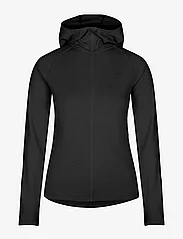 Johaug - Aerial Woolmix Fullzip - mid layer jackets - black - 0