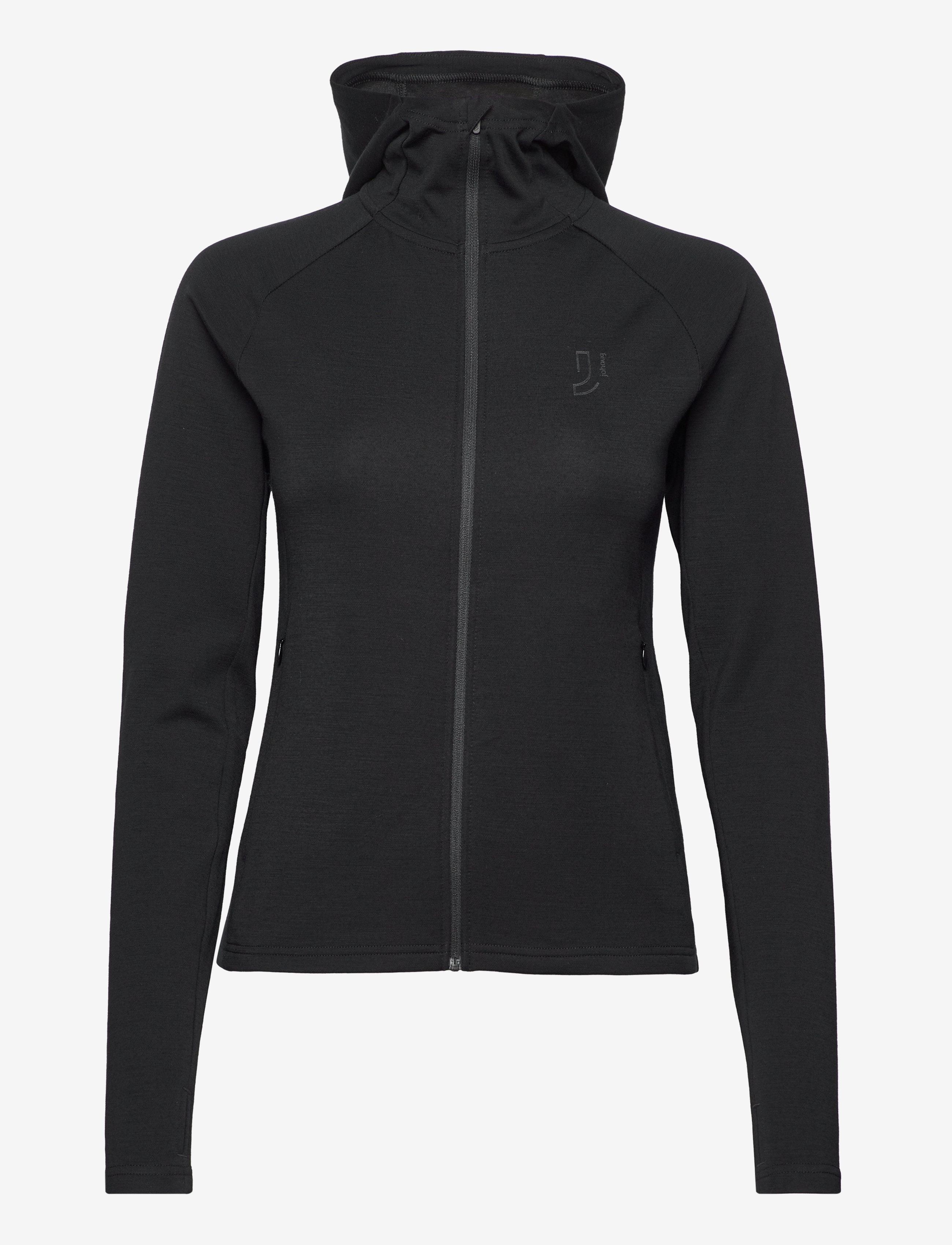 Johaug - Aerial Woolmix Fullzip - cblck - 1