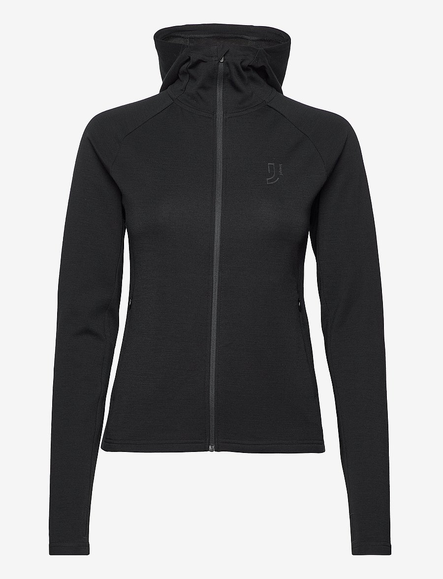 Johaug - Aerial Woolmix Fullzip - cblck - 1