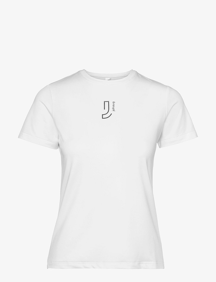 Johaug - Elemental Tee 2.0 - t-shirts - bwhit - 0