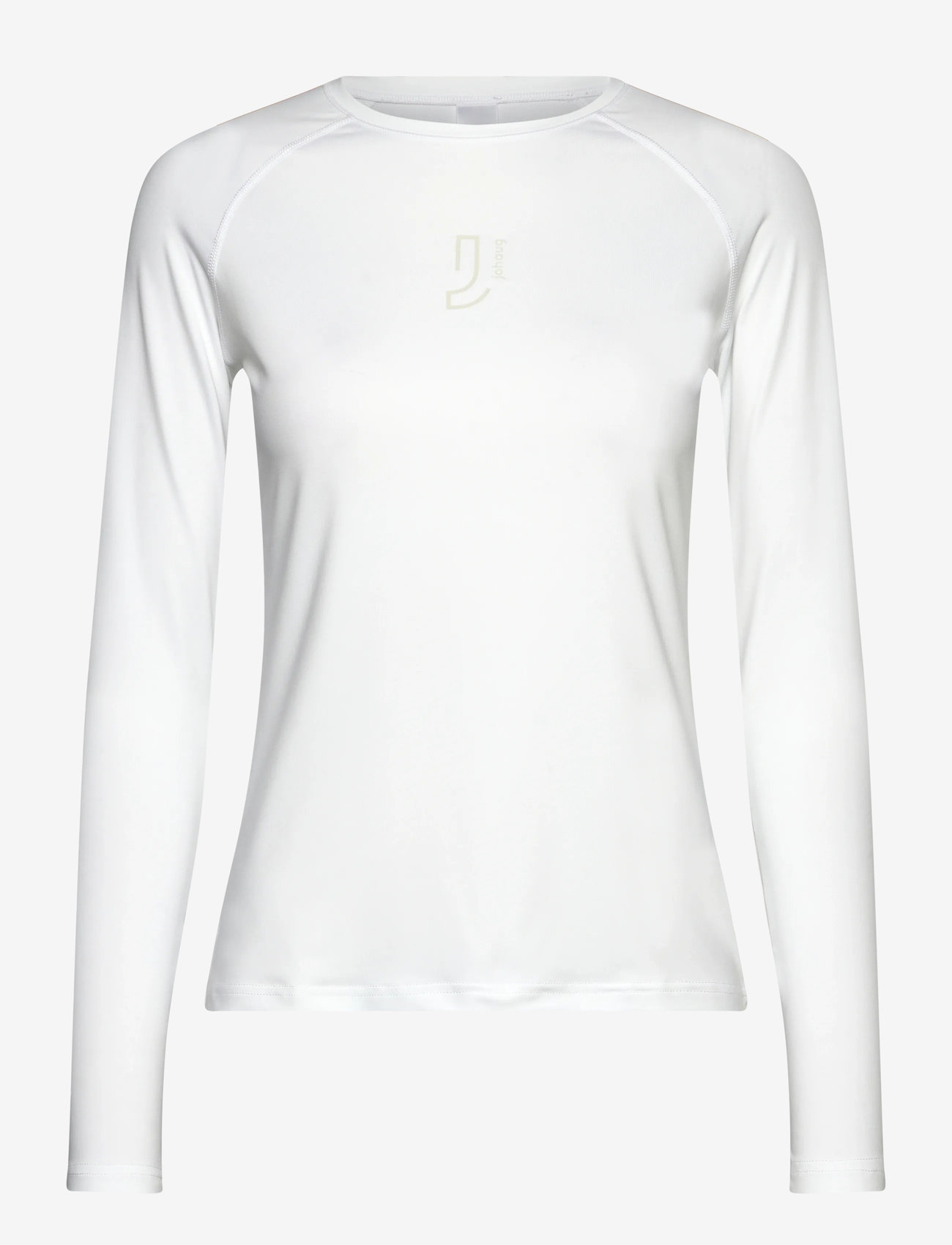 Johaug - Elemental Long Sleeve 2.0 - langærmede t-shirts - bwhit - 0