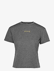 Johaug - Aerial Woolmix Tee 2.0 - t-shirts - black - 0