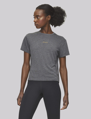 Johaug - Aerial Woolmix Tee 2.0 - urheilutopit - black - 2