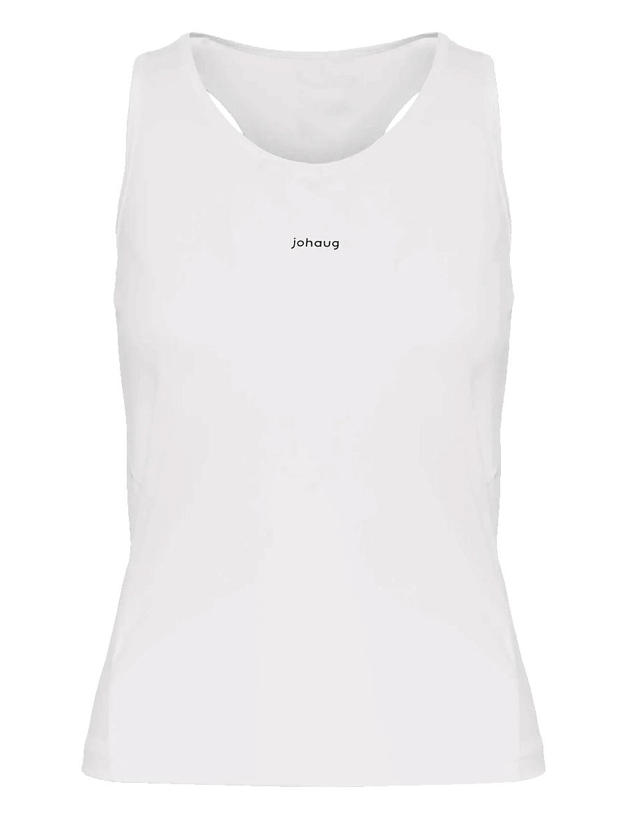 Johaug - Energy Singlet - tank tops - white - 0