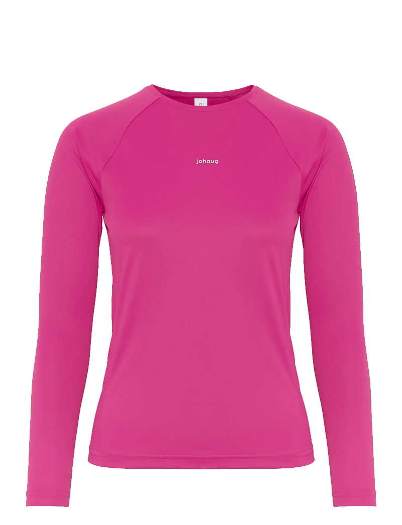 Johaug - Energy Long Sleeve - långärmade tröjor - berry - 0