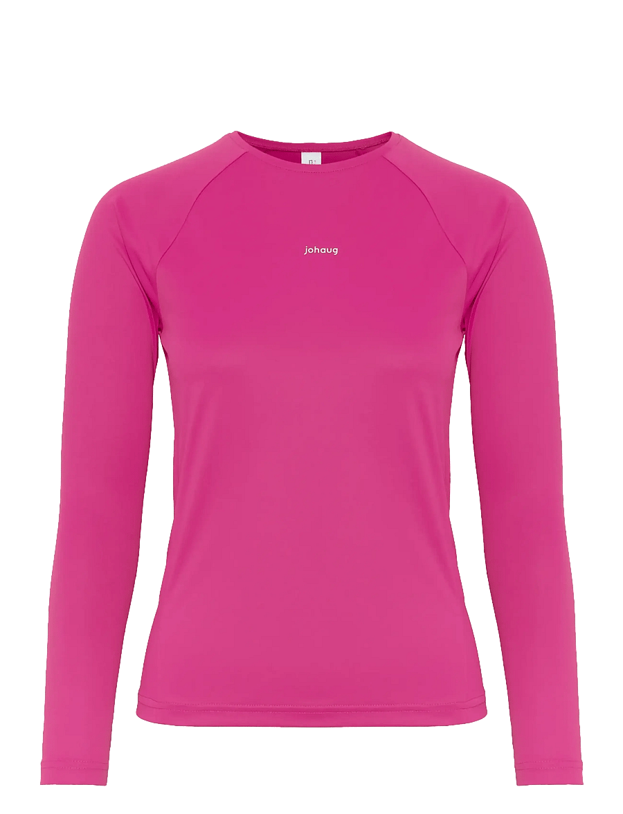 Johaug - Energy Long Sleeve - långärmade tröjor - berry - 0