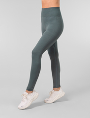 Johaug - Vision Wool Seamless Running Tights - seamless tights - green/blue - 2