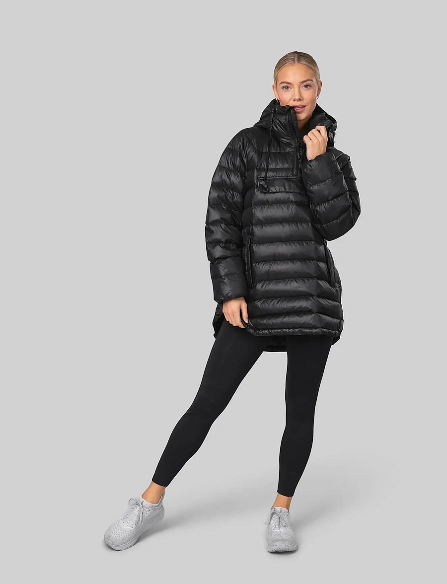 Johaug - Adapt Light Down Poncho - dunjackor - cblck - 0