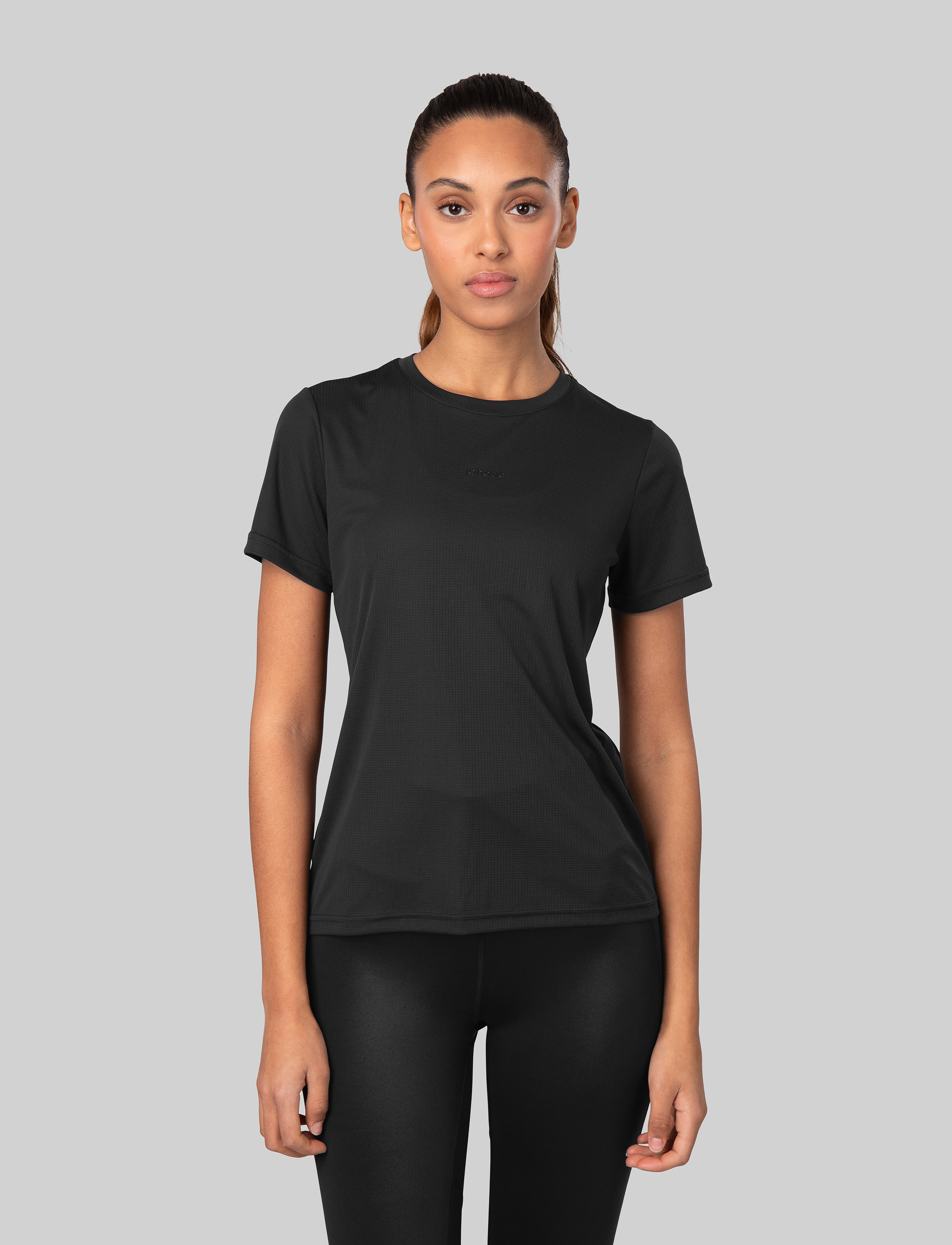 Johaug Discipline Tee, M, Black, Skjorter > Kortærmede, Dame