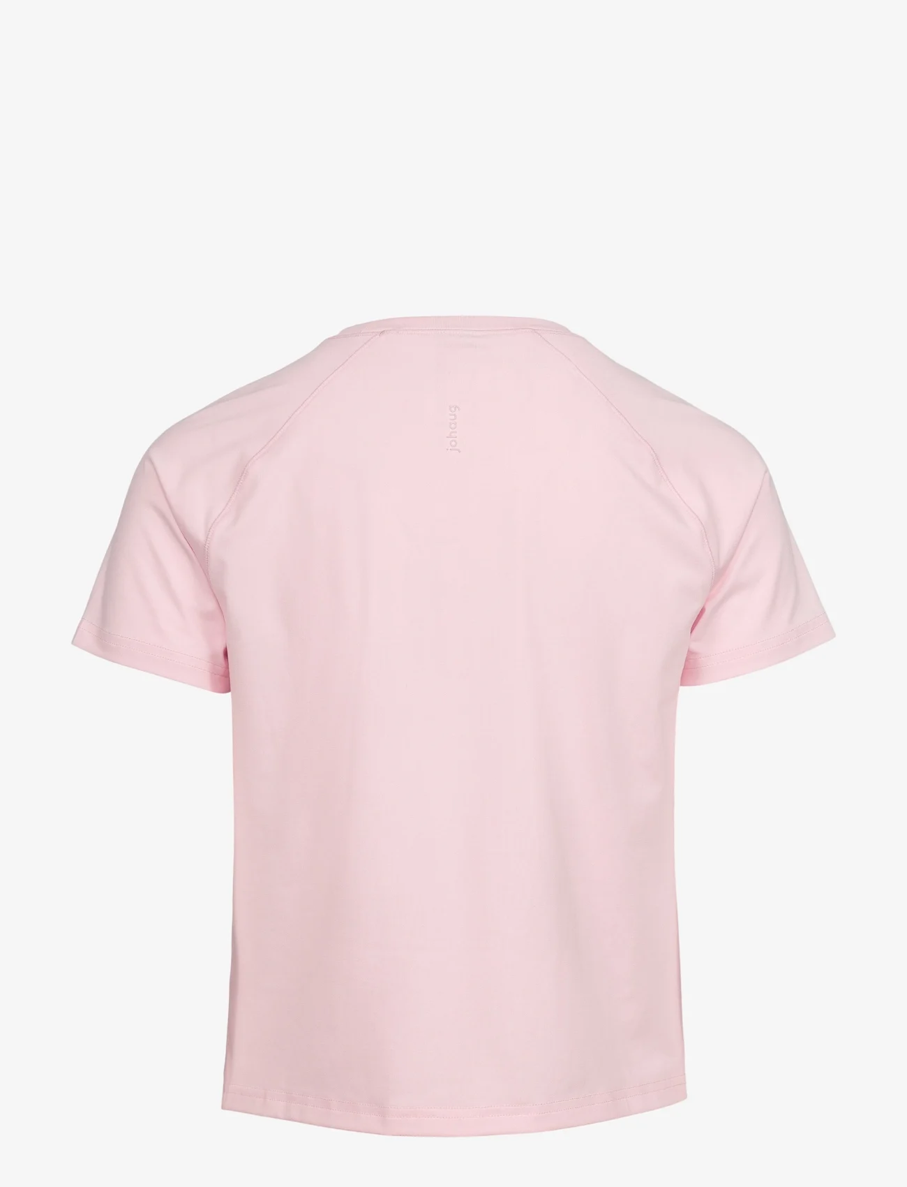 Johaug - Shape Studio Crossover Tee - t-shirts - light pink - 1