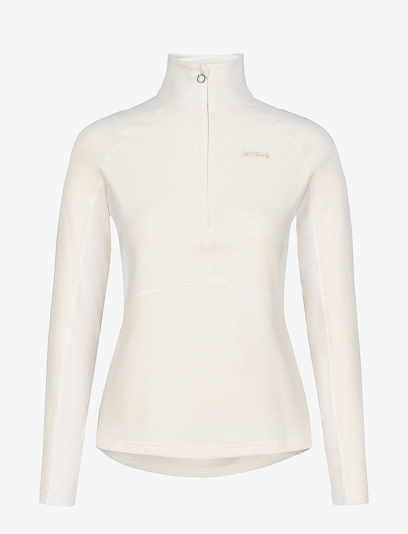 Johaug - Fusion Fleece Half Zip - pikkade varrukatega alussärgid - tofu - 0