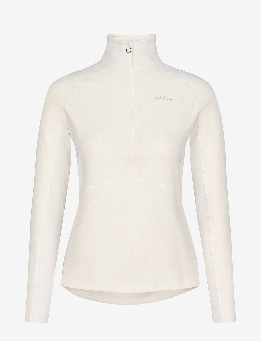 Johaug - Fusion Fleece Half Zip - oberteile - tofu - 0