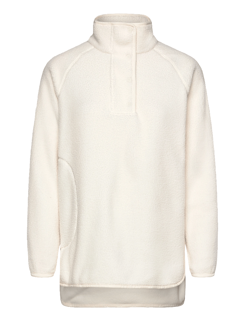 Johaug - Fusion Pile Oversized Henley - fleece & mellanlager - tofu - 0