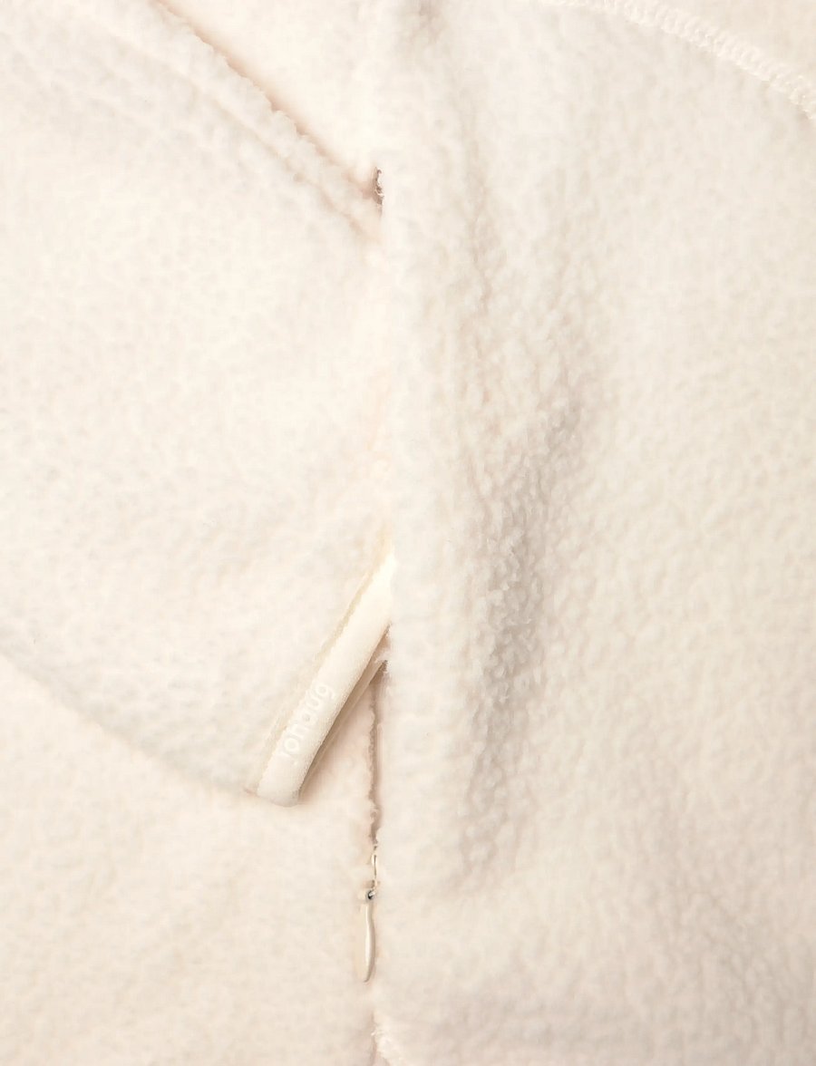 Johaug - Fusion Pile Oversized Henley - oberteile - tofu - 5
