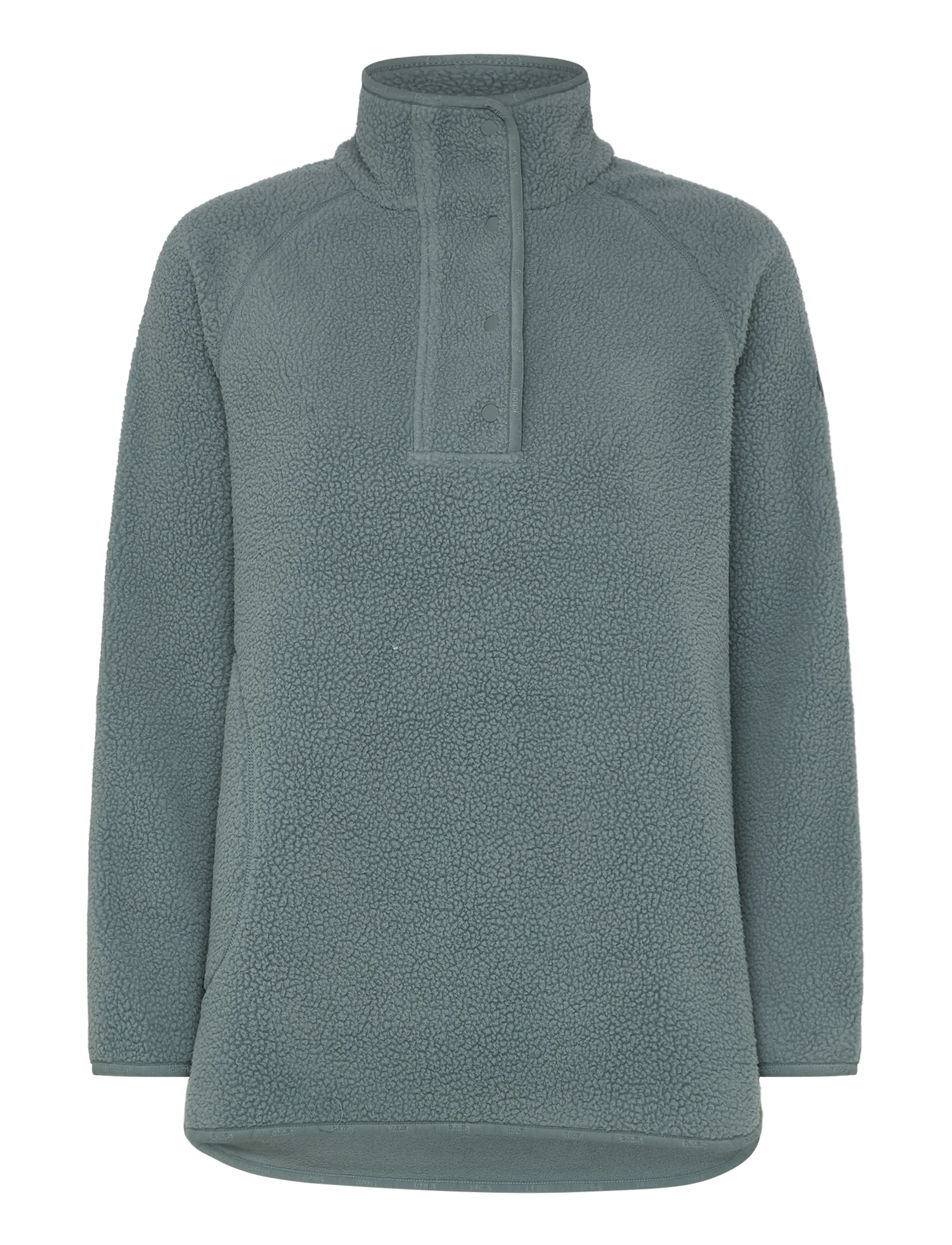 Johaug Fusion Pile Oversized Henley - Tøj - TROOP / green