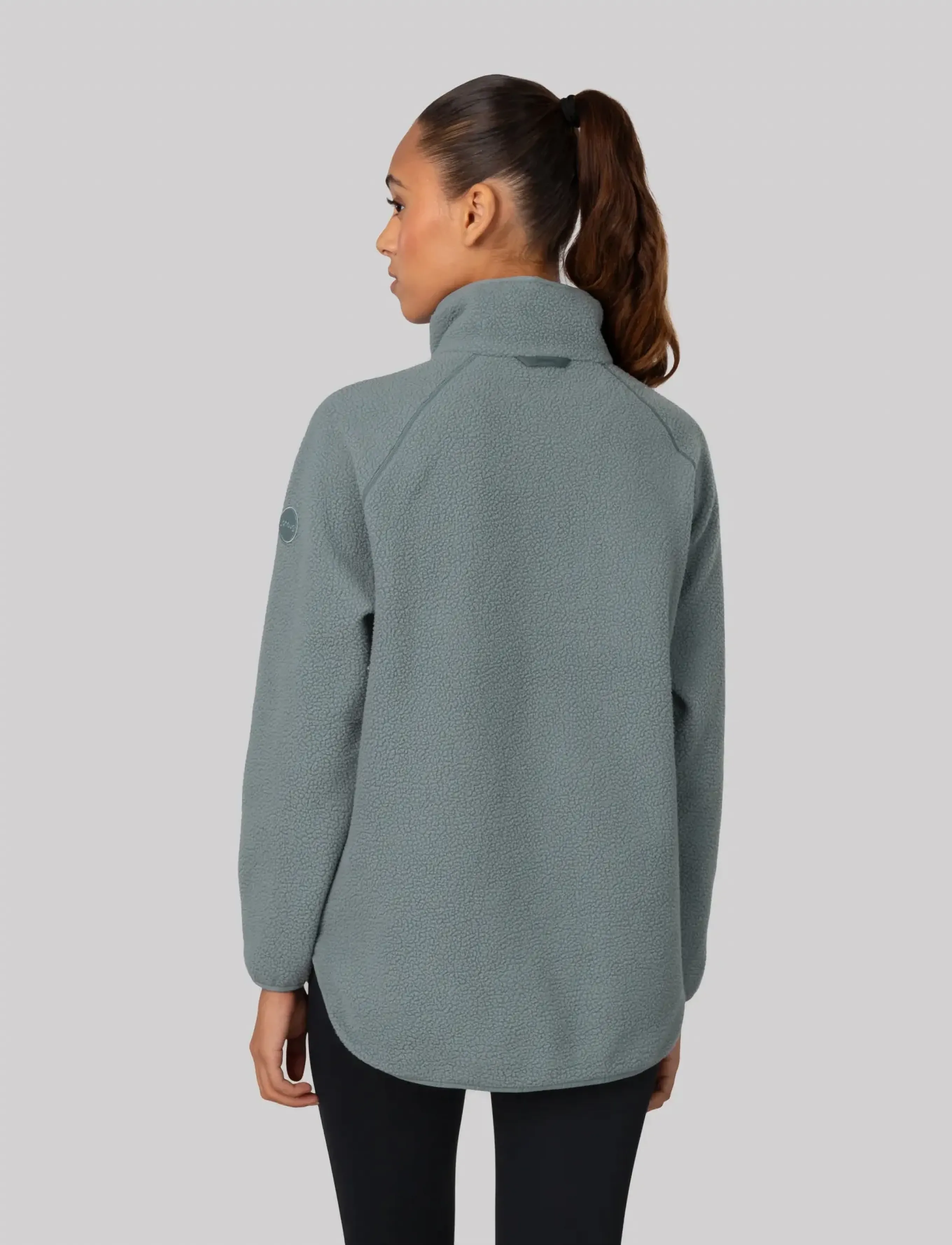 Johaug - Fusion Pile Oversized Henley - augšējais apģērbs - troop - 3