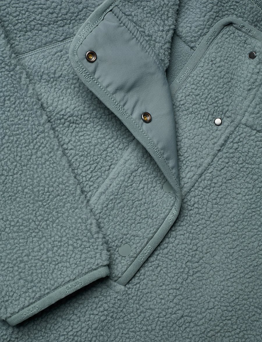Johaug - Fusion Pile Oversized Henley - augšējais apģērbs - troop - 4