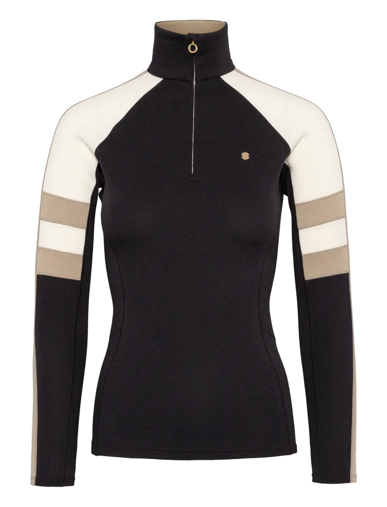 Johaug Devotion Wool Half Zip - Base layer tops - CBLCK / black