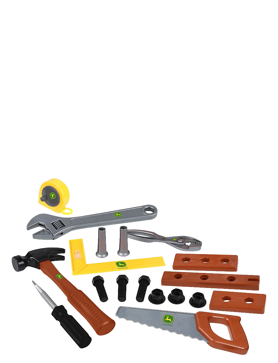 John Deere - John Deere Deluxe Toolbox - leikfangaverkfæri - multi - 1