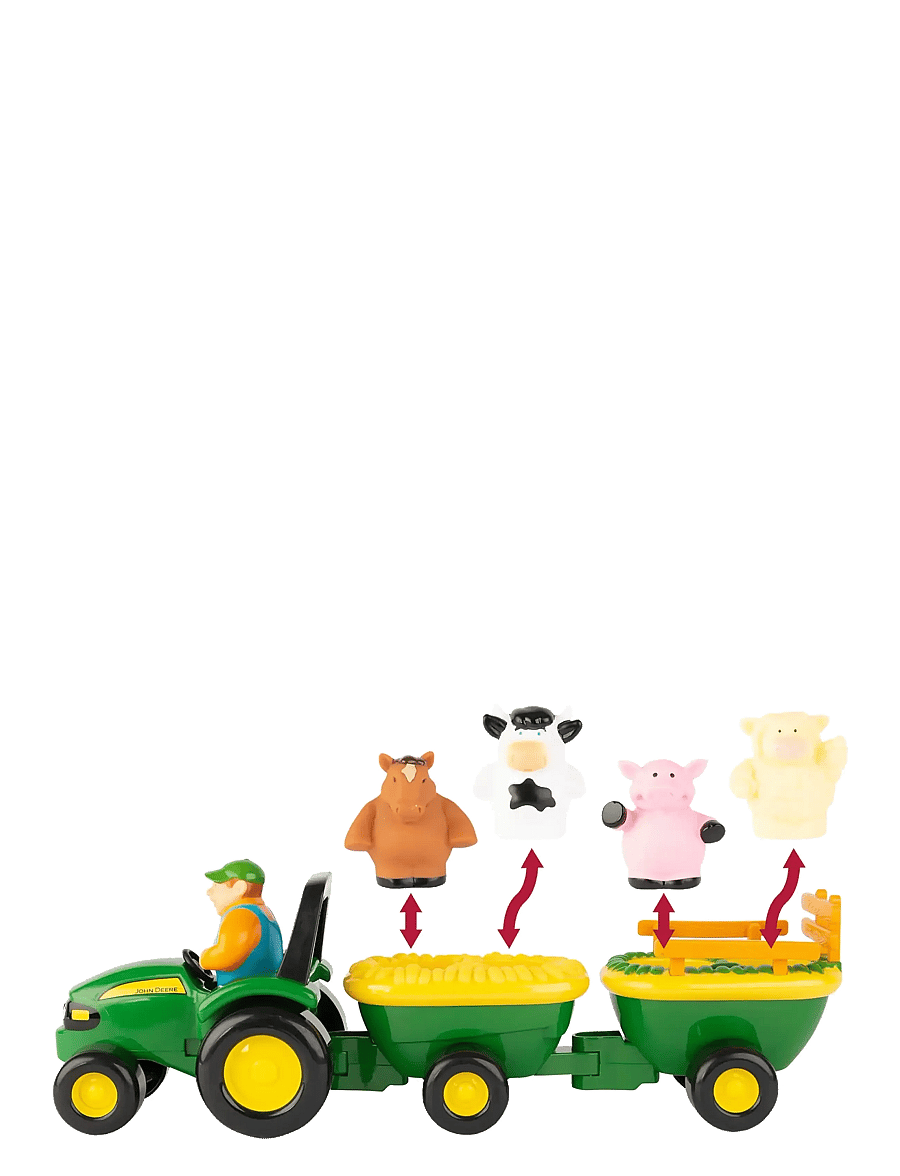 John Deere - John Deere Animal Sounds Hayride - traktorer - multi - 0