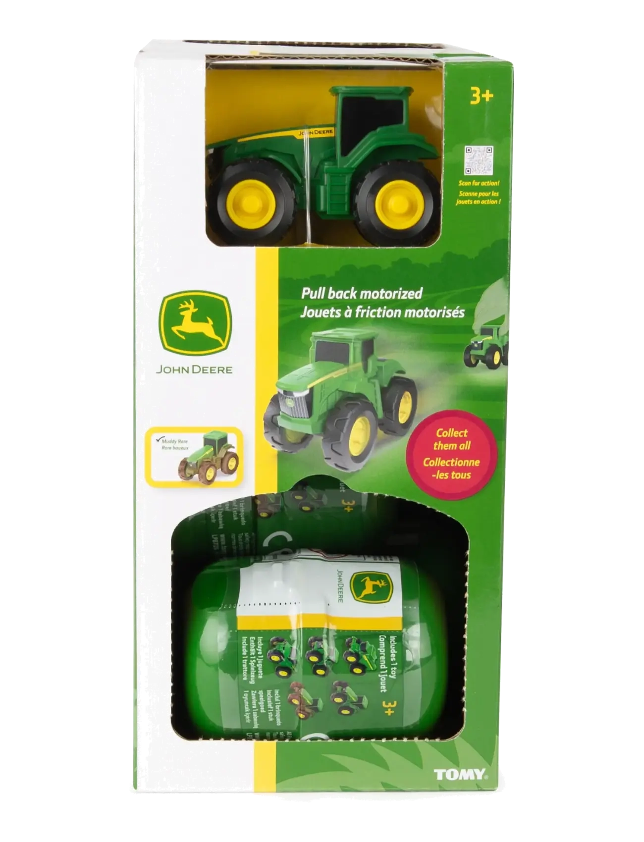 John Deere John Deere Pullbacks CDU Asst. - Legetøjsbiler & Køretøjer - MULTI / green