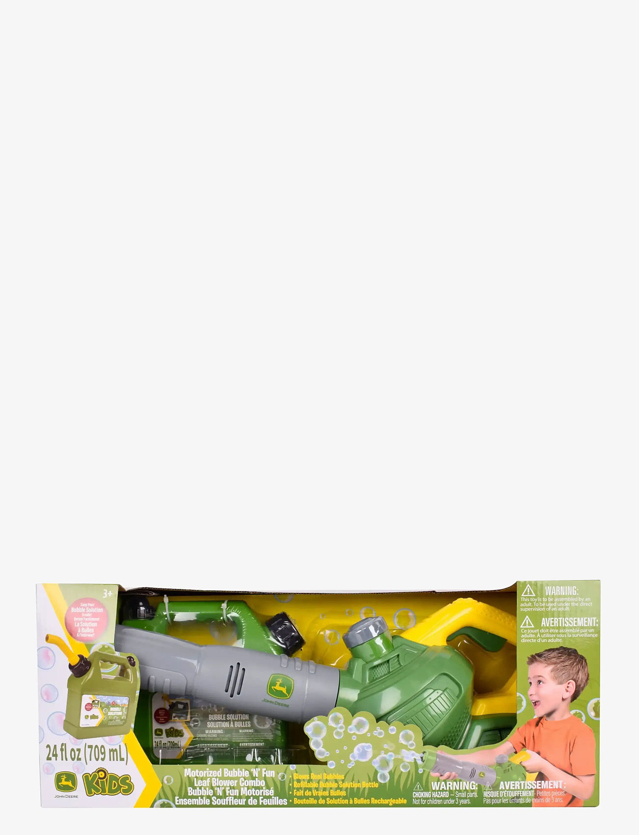 John Deere - John Deere Bubble Leaf Blower & Refill Can - sæbebobler - multi - 0