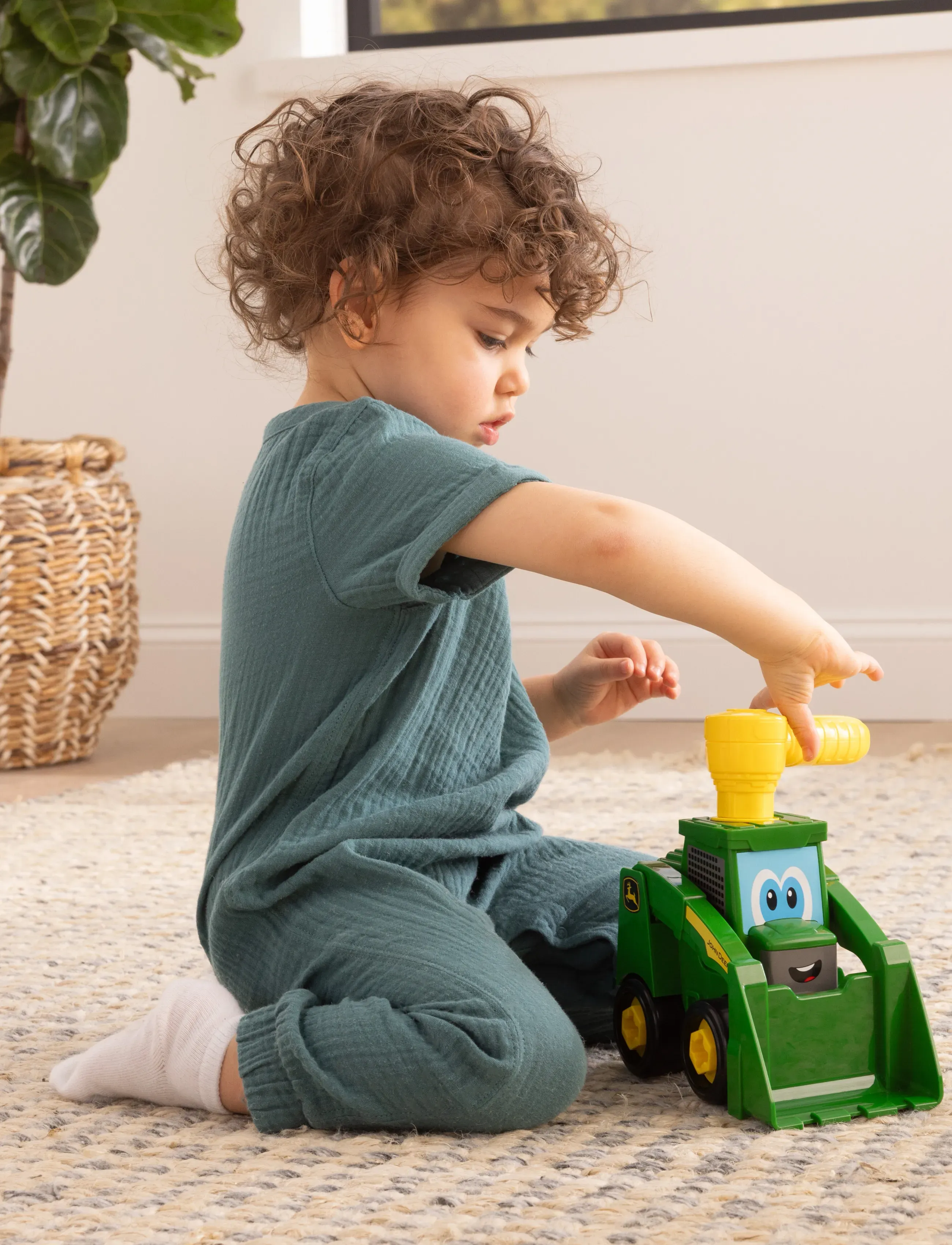 John Deere Build A Buddy Skid-Steer, Børn, Construction Cars, Grøn, Str: ONE SIZE