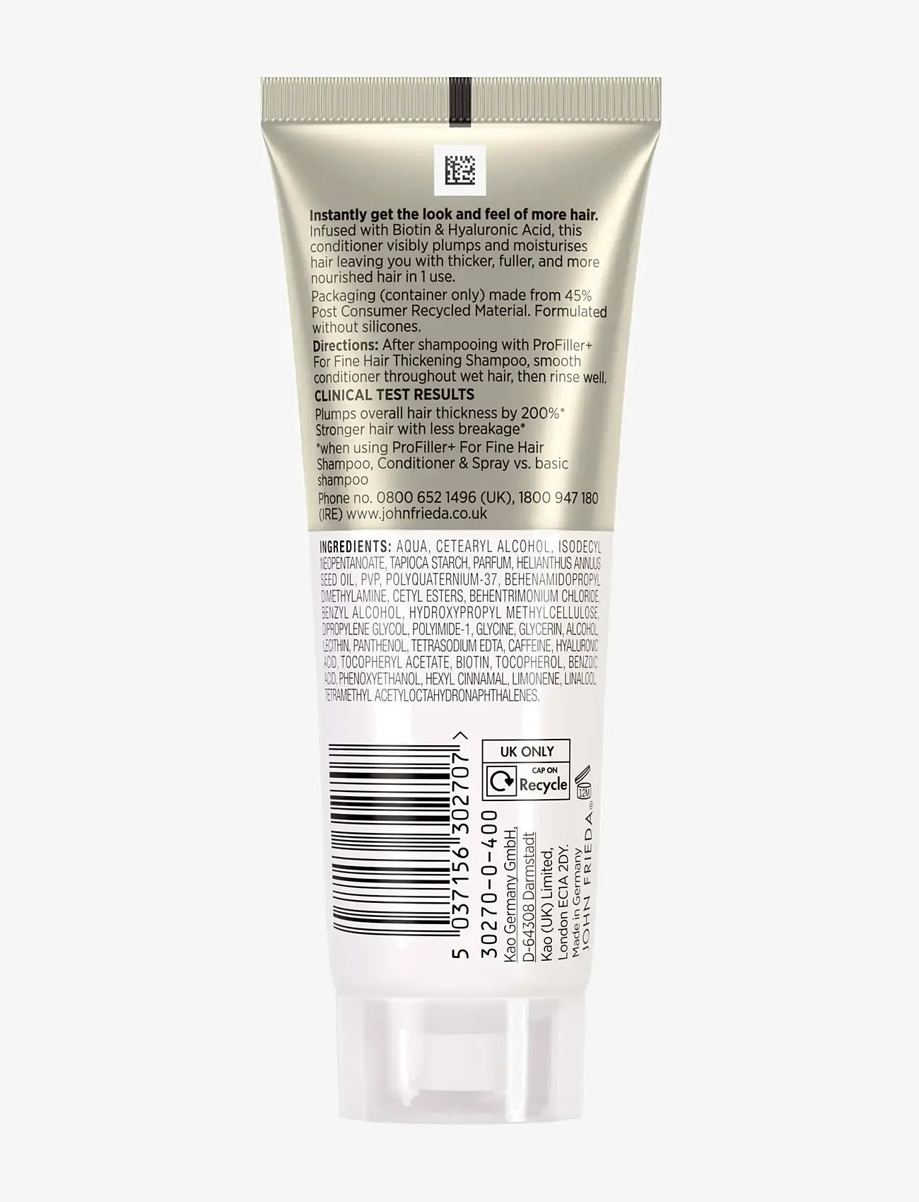 John Frieda - ProFiller+ Thickening Conditioner 75 ml - balsam - clear - 1