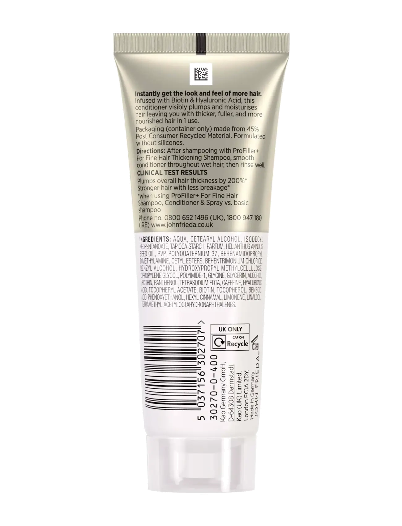 John Frieda - ProFiller+ Thickening Conditioner 75 ml - balsam - clear - 1
