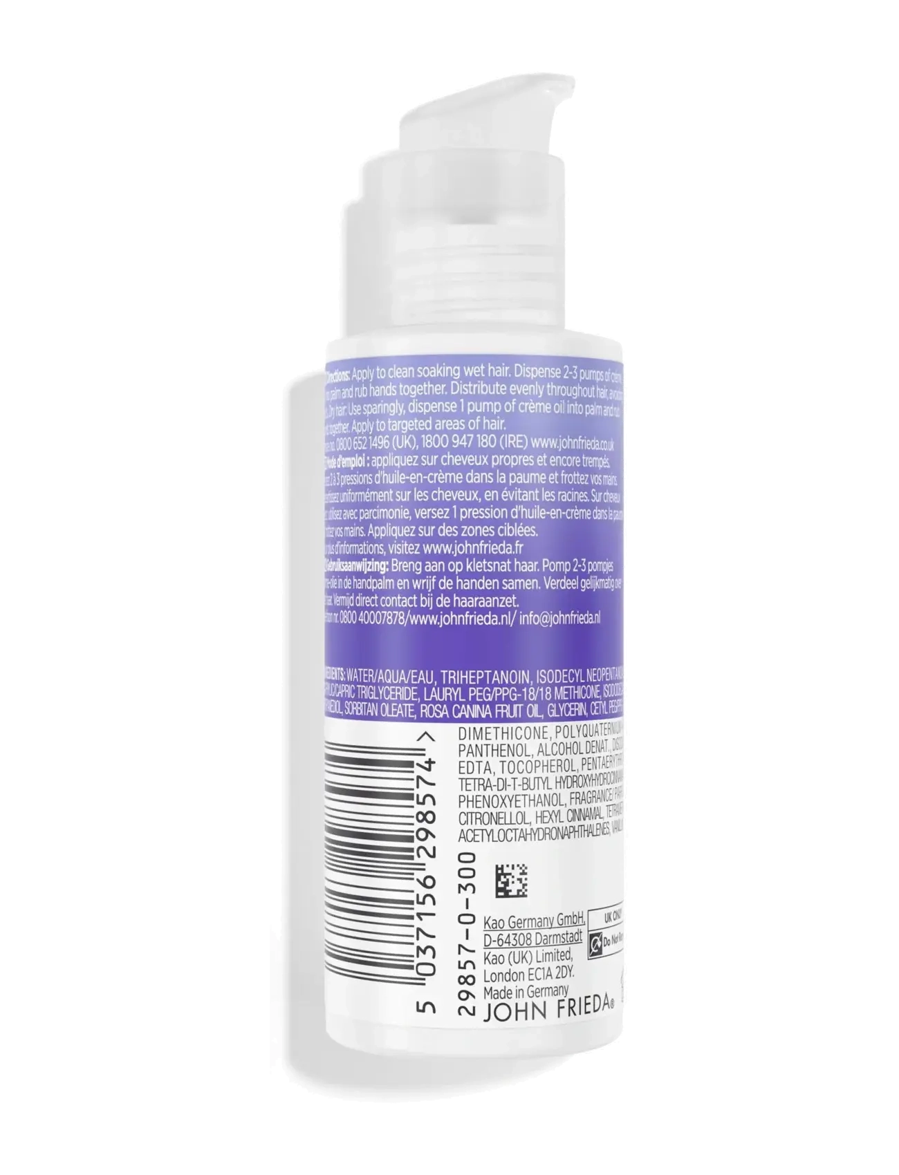 John Frieda - Frizz Ease Dream Curls Curl defining oil 10 ml - håroljor - clear - 1