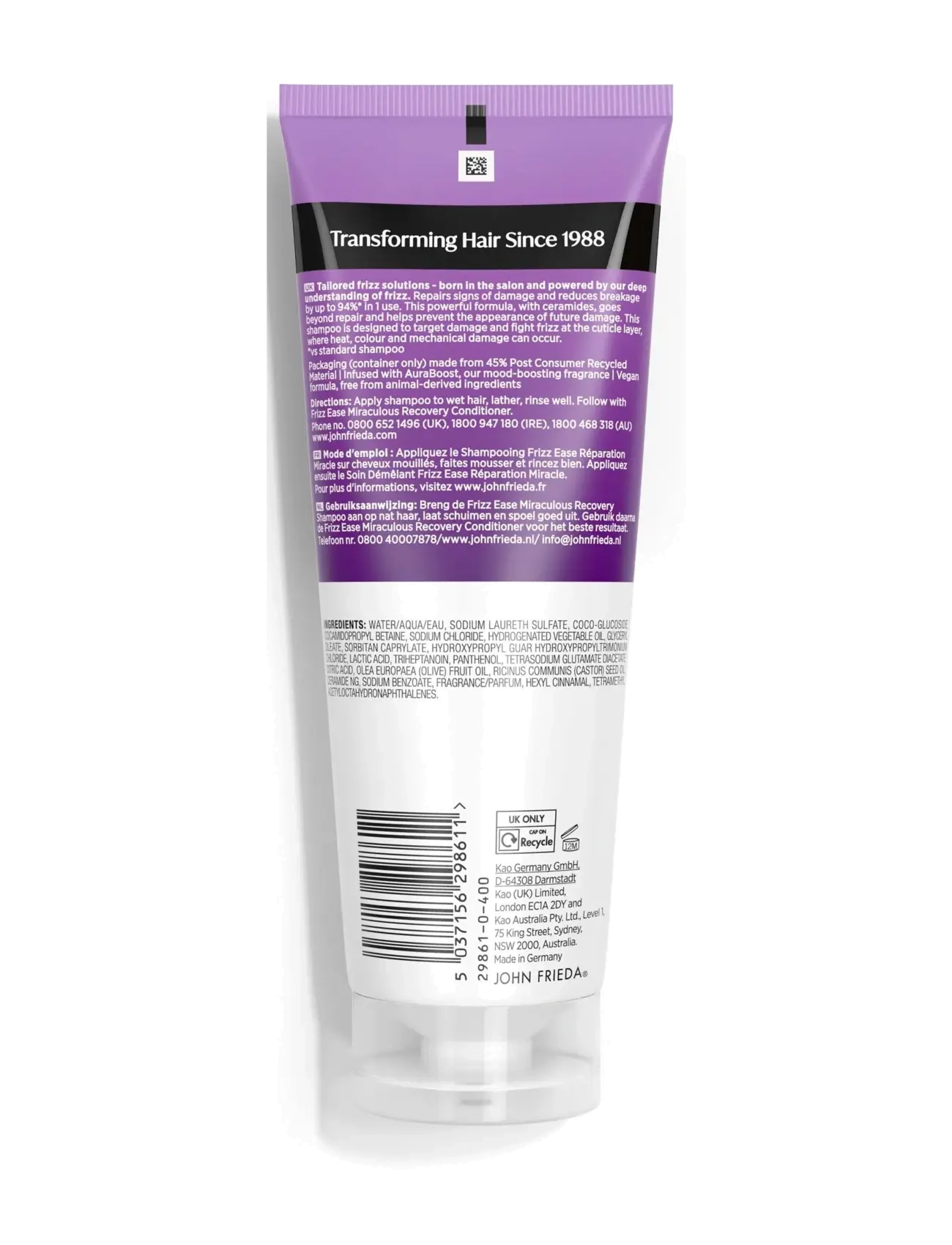 Frizz-ease Miraculous Recovery Stärkande Schampo 3