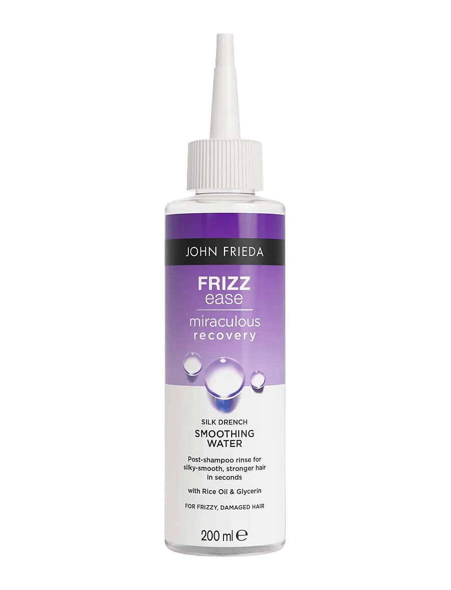 John Frieda - Frizz Ease Miraculous Recovery Silk Drench Smoothing Water 200 ml - hårserum - clear - 1