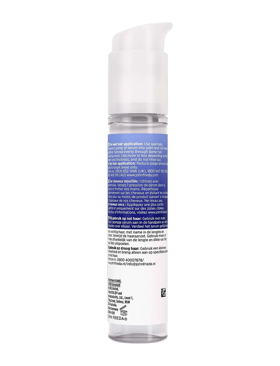 John Frieda - Frizz Ease Hydrate Hair Serum 50 ml - hár - clear - 1