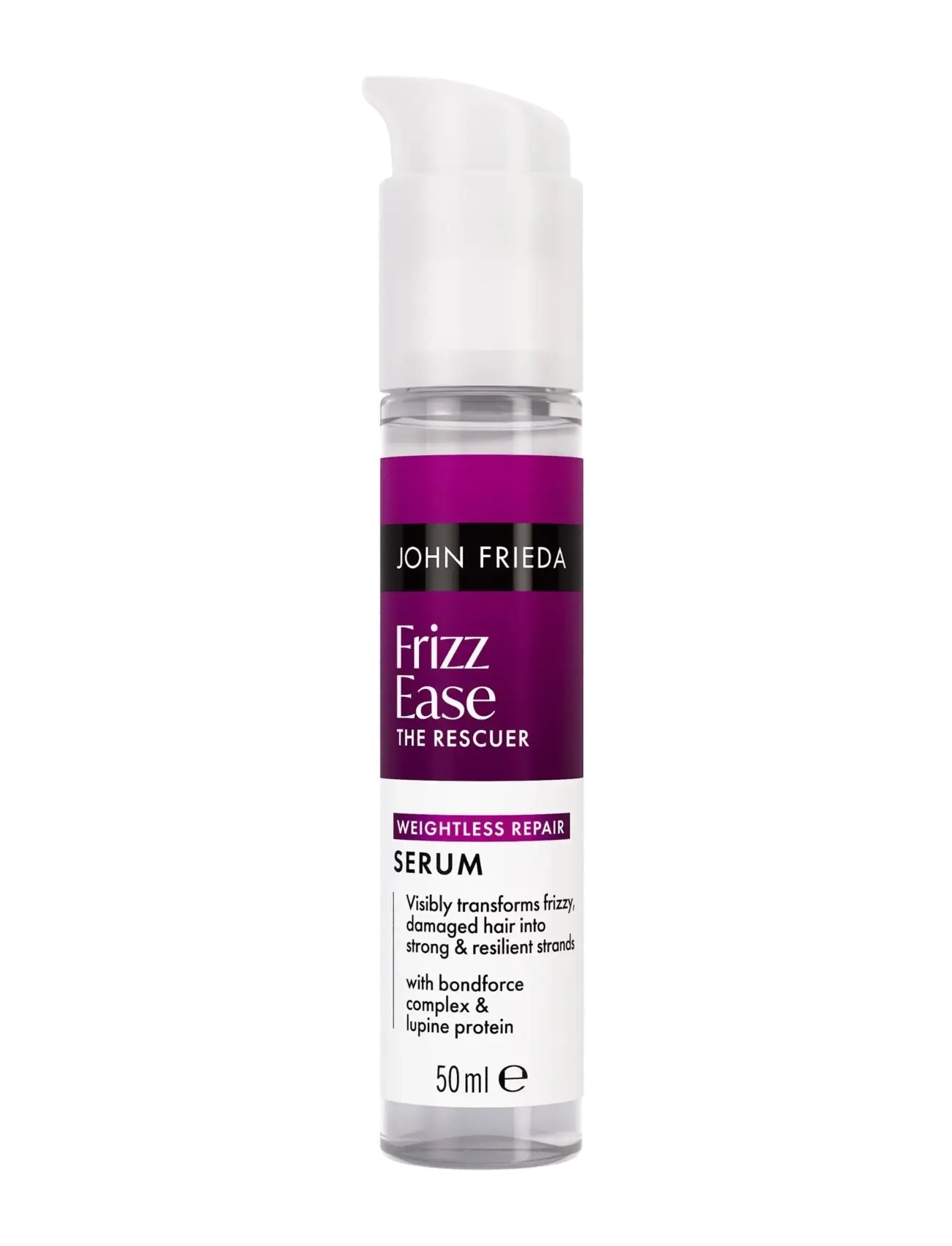 John Frieda Frizz Ease The Rescuer Serum 50 ml - Hårplejeprodukter - CLEAR / undefined