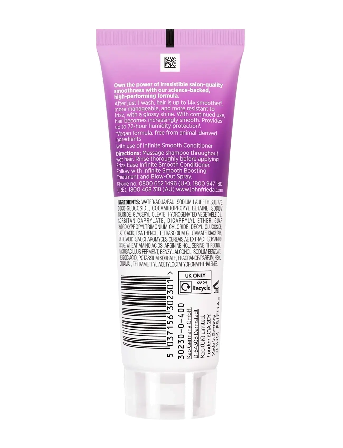 John Frieda - Frizz Ease Infinite Smooth Shampoo 75 ml - shampoo - clear - 1