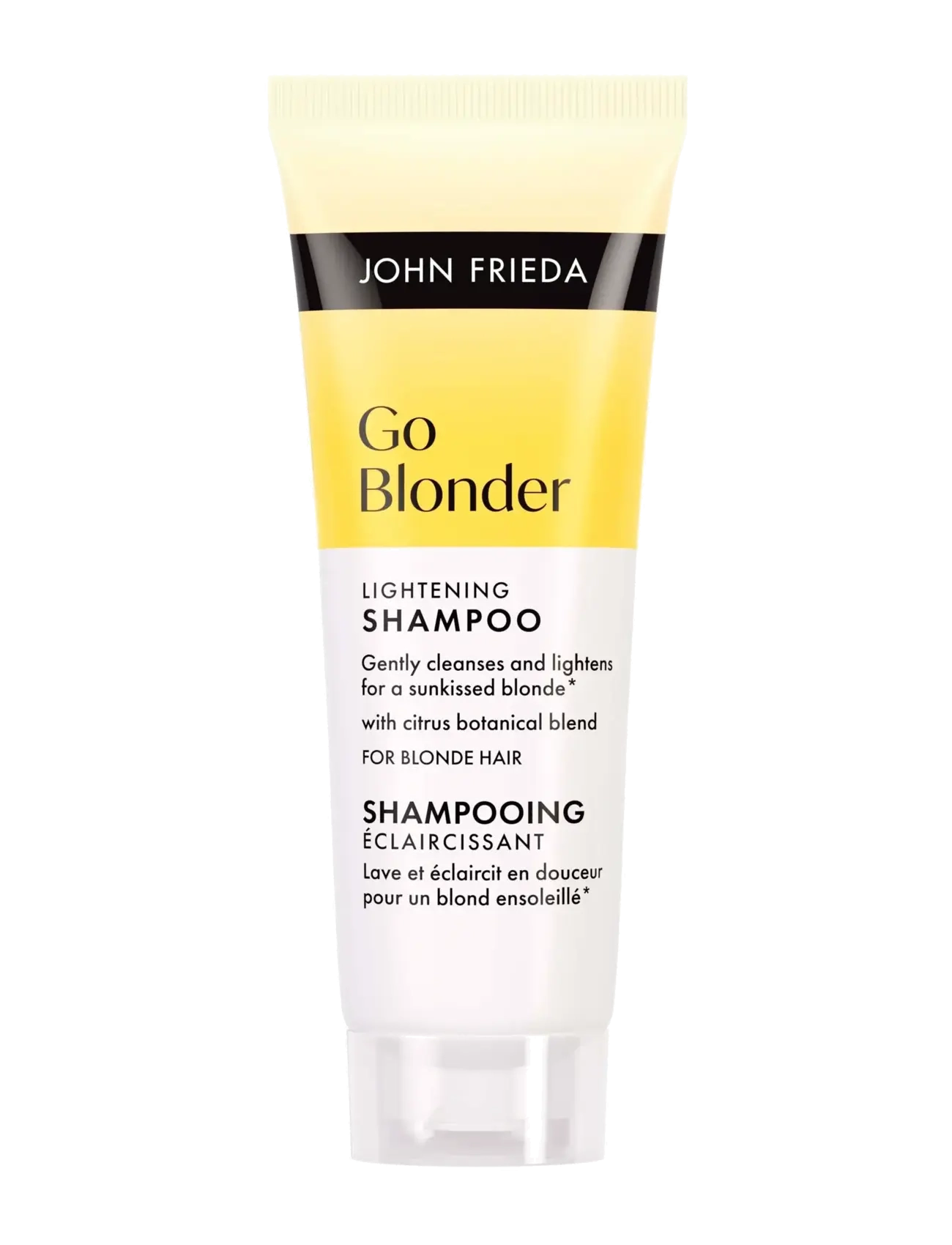 John Frieda Go Blonder Lightening Shampoo 75 Ml, Shampoo, Nude, Str: 75 ML