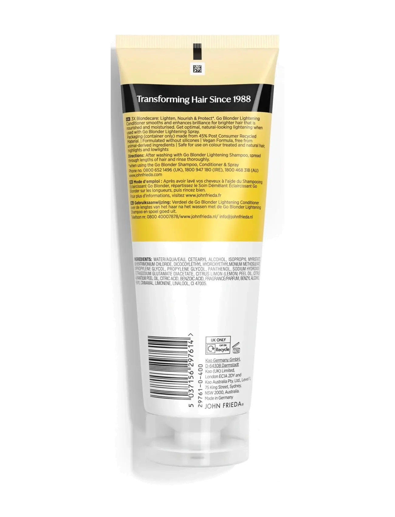 John Frieda - Go Blonder Lightening Conditioner 250 ml - clear - 1