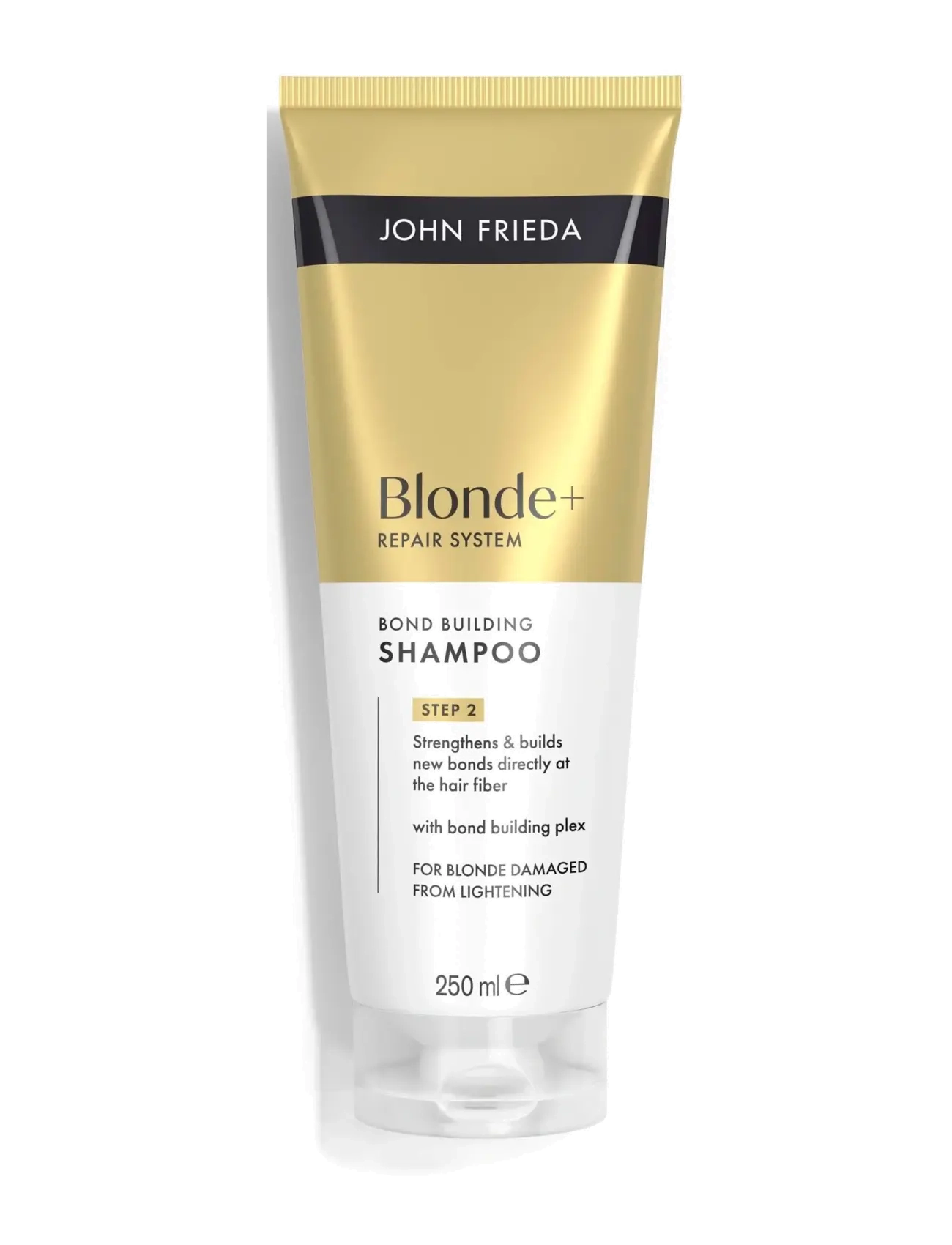 John Frieda Blonde+ Repair System Bond Building Shampoo 250 ml, 250 ml, Nude, Pleje > Shampoo, Dame