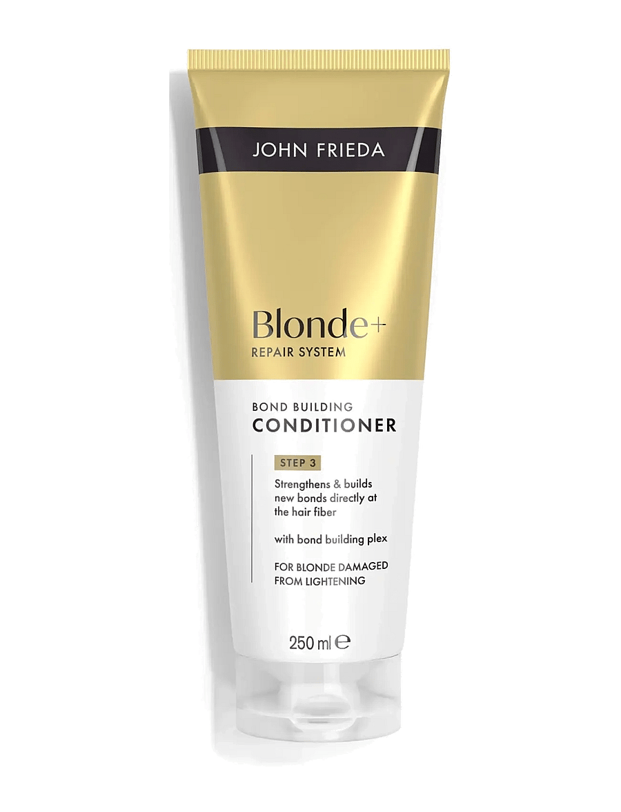 John Frieda - Blonde+ Repair System Bond Building Conditioner 250 ml - silfurhárnæring - clear - 0