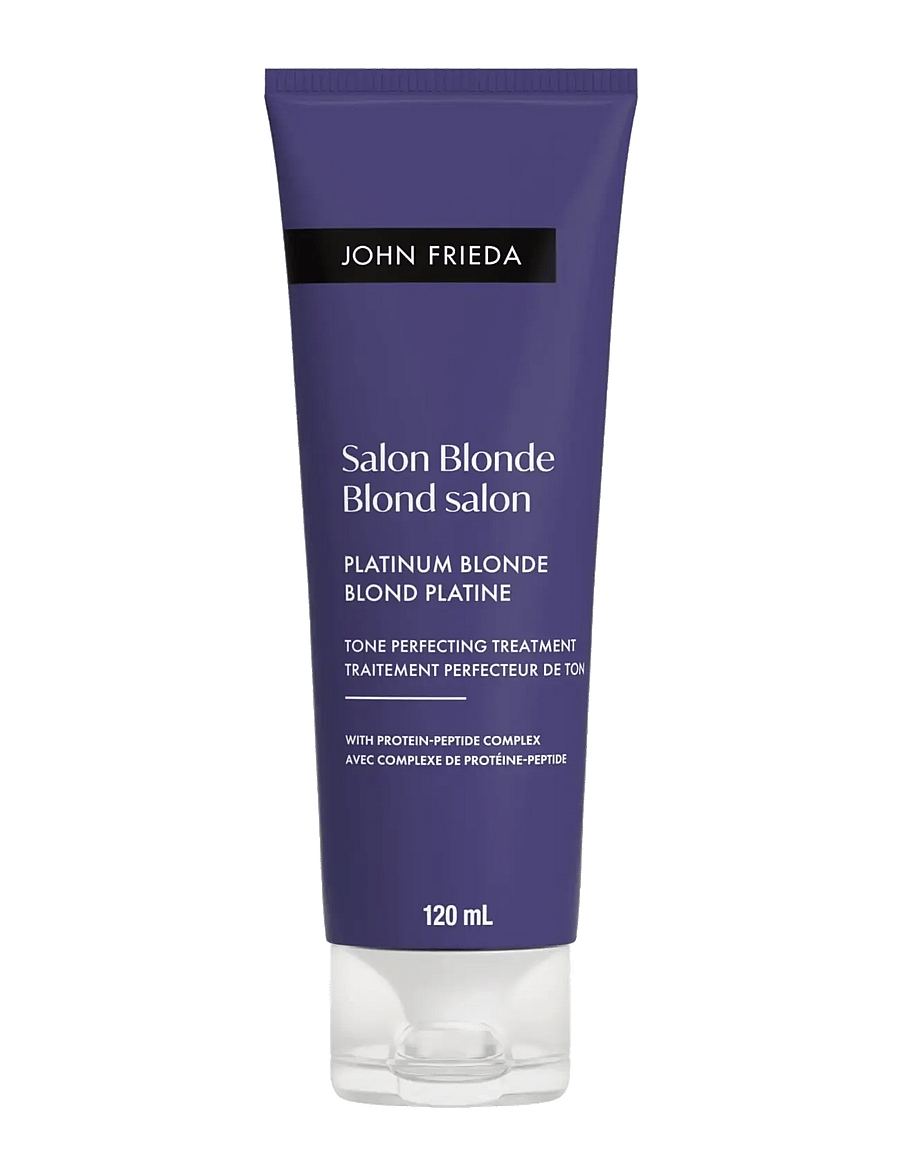 John Frieda - Salon Blonde Tone Perfecting Treatment Platinum Blonde 120 ml - hårinpackning - clear - 0