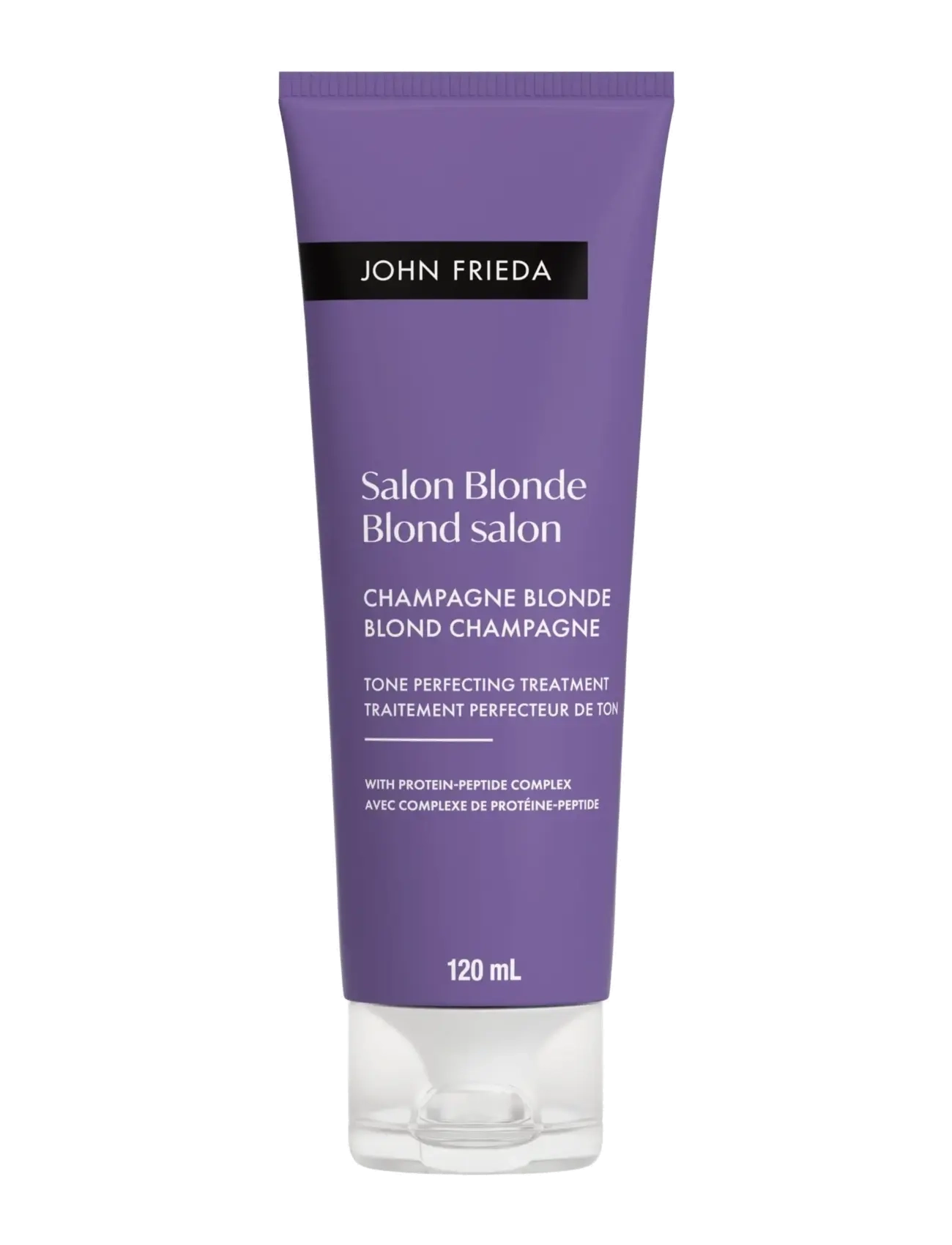John Frieda Salon Blonde Tone Perfecting Treatment Champagne Blonde 120 Ml, Hair Ansigtsmaske, Nude, Str: 120 ML