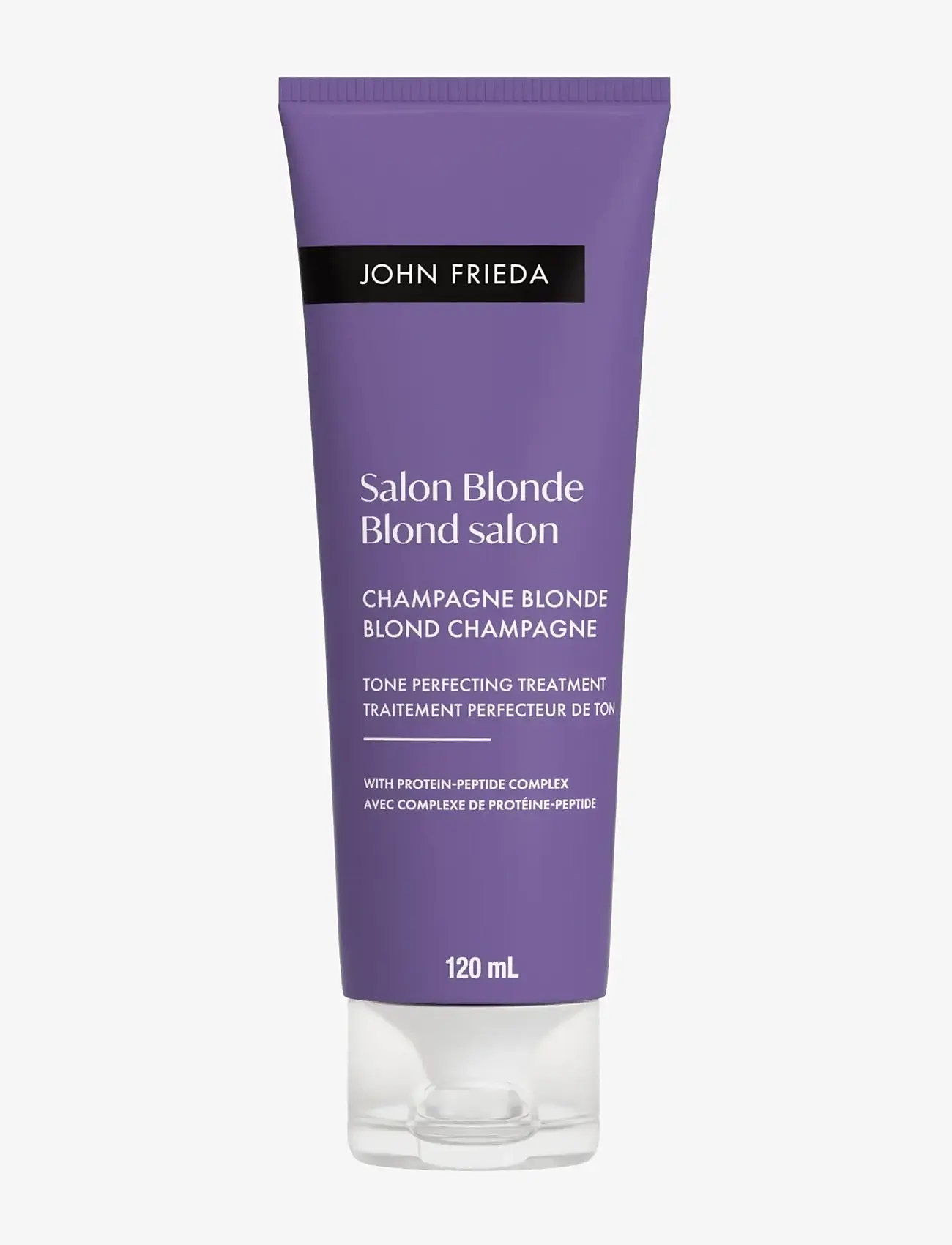 John Frieda - Salon Blonde Tone Perfecting Treatment Champagne Blonde 120 ml - hårkur - clear - 0