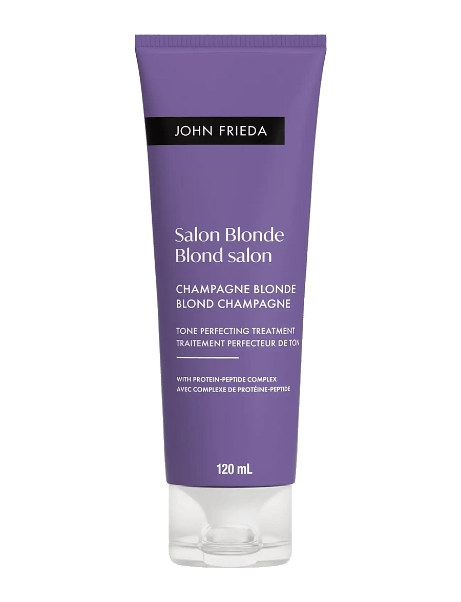 John Frieda - Salon Blonde Tone Perfecting Treatment Champagne Blonde 120 ml - hårkur - clear - 0