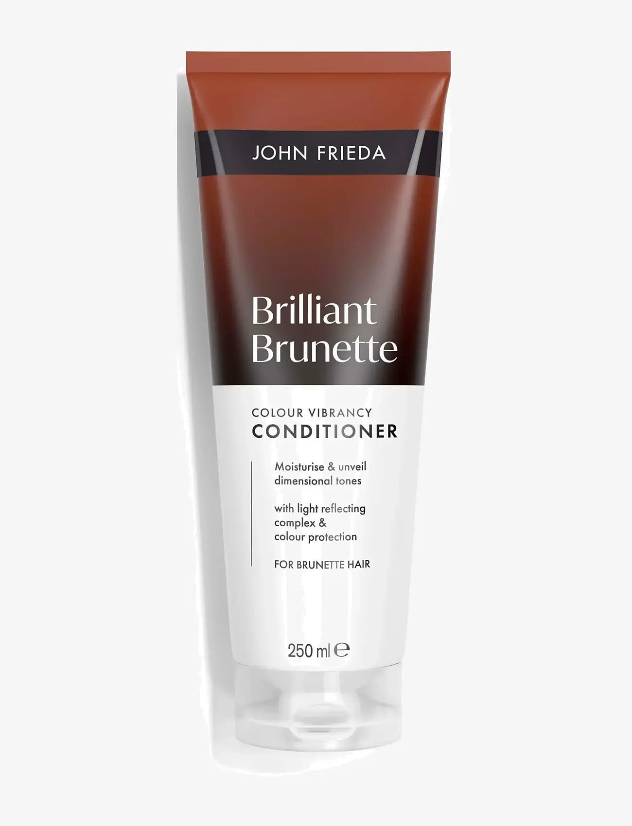 John Frieda - Brilliant Brunette Colour Protecting Conditioner 250 ml - balsam & conditioner - clear - 0