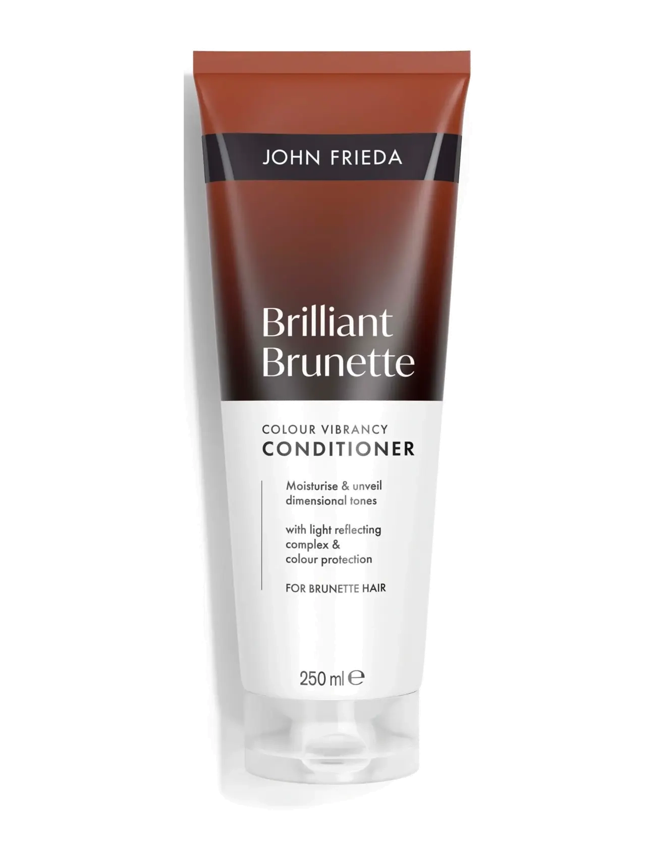 John Frieda Brilliant Brunette Colour Protecting Conditioner 250 ml - Hårprodukter - CLEAR / undefined