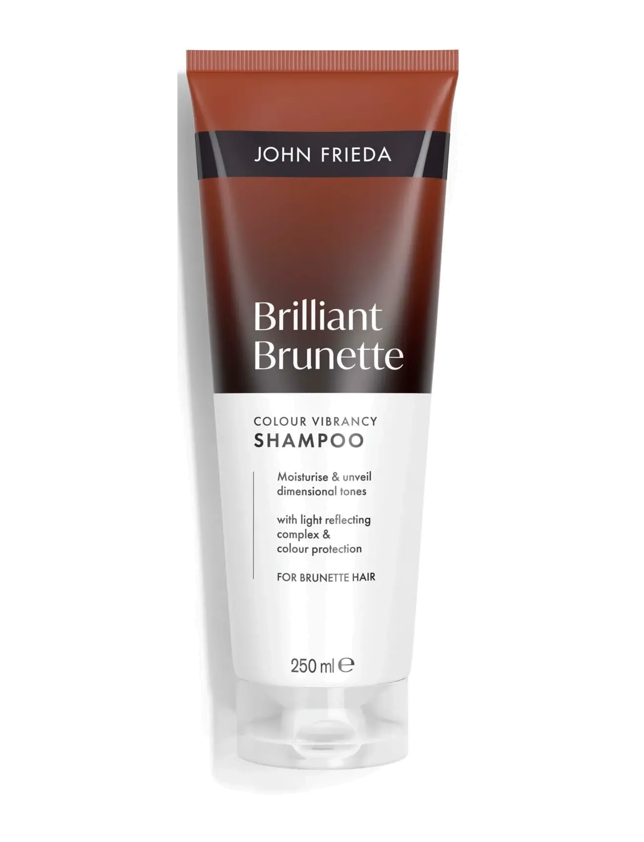 John Frieda Brilliant Brunette Colour Protecting Shampoo 250 ml, 250 ml, Nude, Pleje > Shampoo, Dame