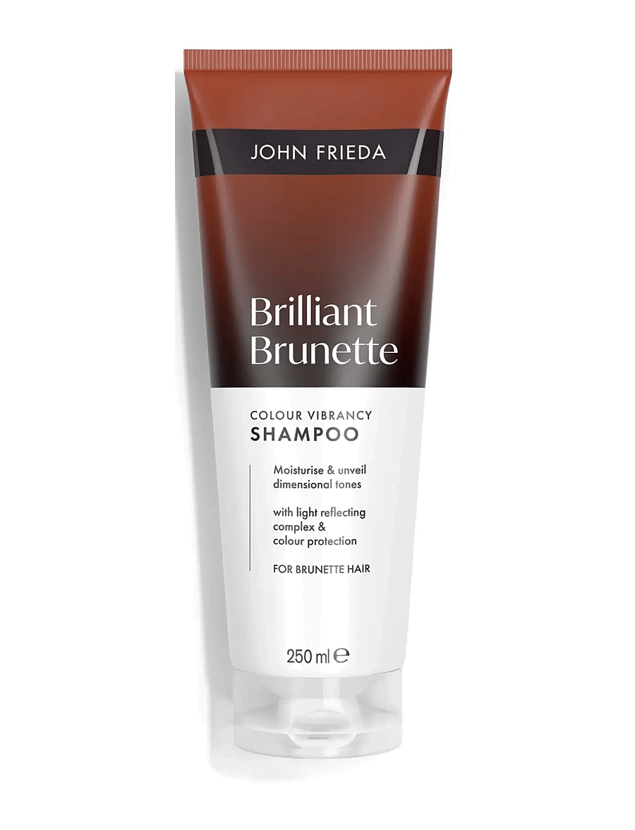 John Frieda - Brilliant Brunette Colour Protecting Shampoo 250 ml - shampoo - clear - 0