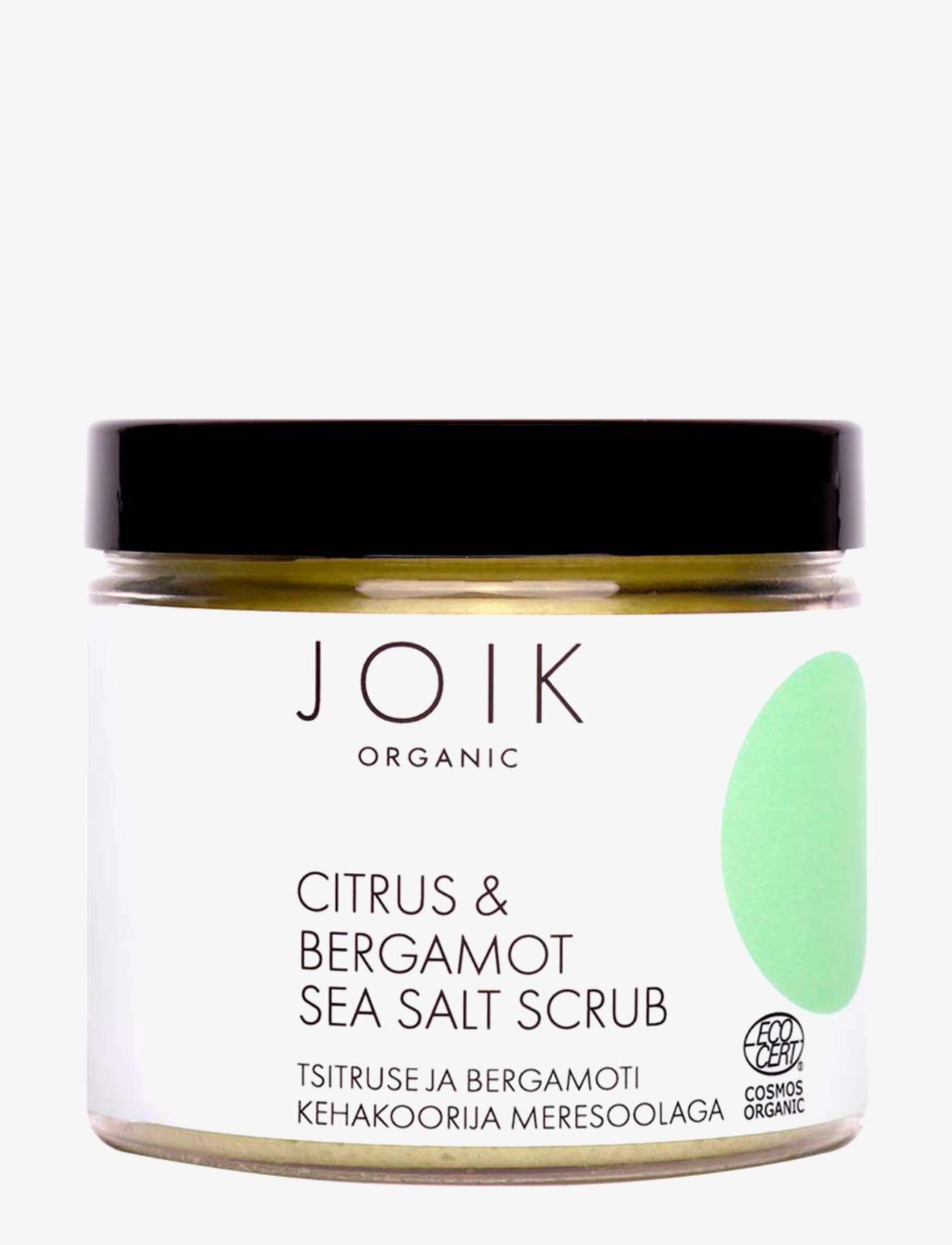 JOIK Organic Citrus & Bergamot Sea Salt Scrub, Bath Products, Nude, Str: 240 g