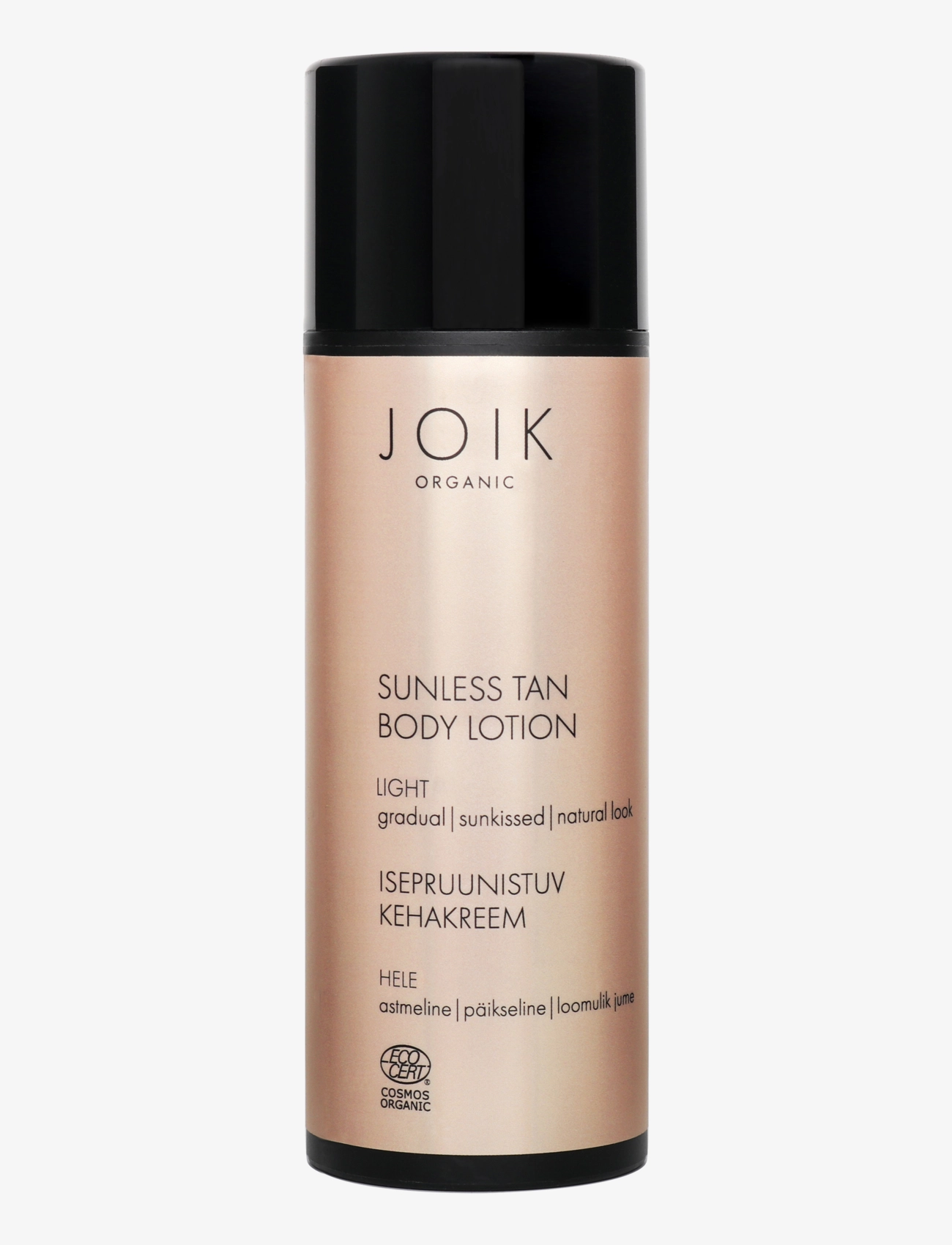 JOIK Organic Sunless Tan Body Lotion Light, Lotion, Nude, Str: 150 ml