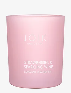 JOIK Home & SPA Scented Candle Strawberry & sparkling wine, JOIK